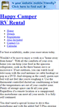 Mobile Screenshot of happycamperrental.com